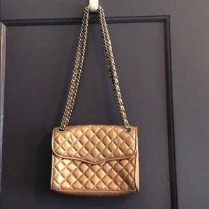 Rebecca Minkoff Gold Quilted Crossbody